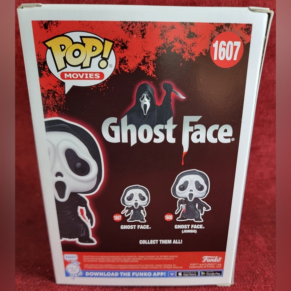 Ghost face funko # 1607 (nib) With pop protector - Picture 7 of 7